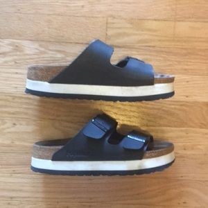 Platform Birkenstocks Size 38
